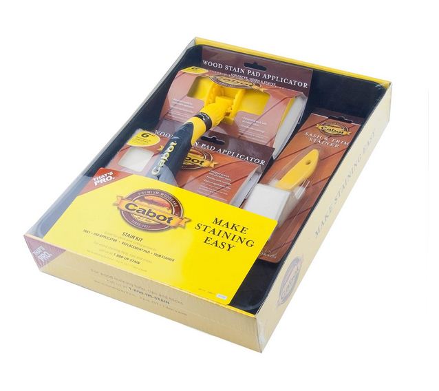 Cabot 140.0000060.000 Wood Stain Applicator Kit