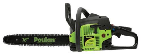 Poulan 967146301 Gas Chain Saw, 38 cc, 16" Bar