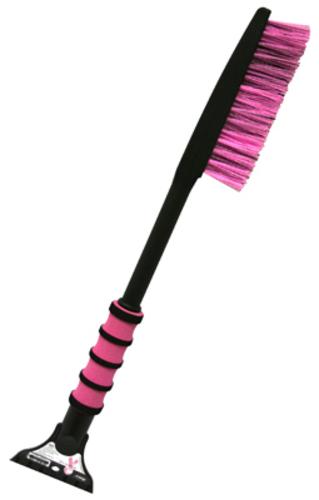 Mallory Usa S24-527PKUS Snow Brush with Comfort Foam Grip, 22", Pink