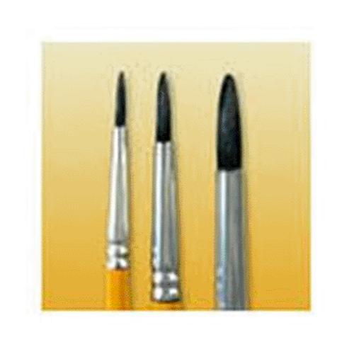 Wooster F1624-7 Camel Hair Artist Brush, Yellow Handle, #7