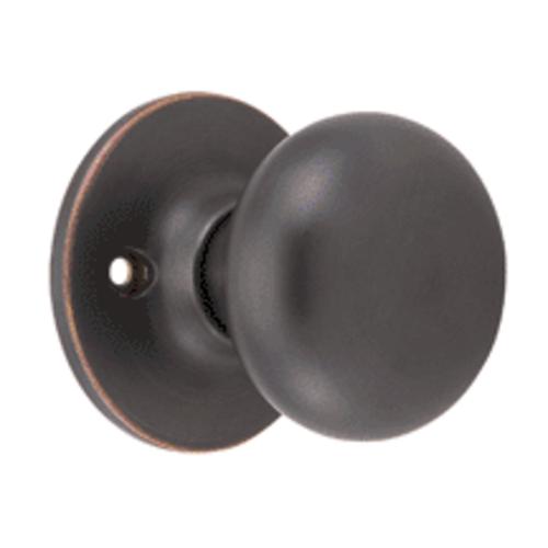 Design House 753434 Cambridge Dummy Door Knob, Oil Rubbed Bronze