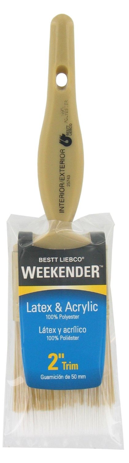 Bestt Liebco 502574300 Weekender Polyester Trim Brush, 2"