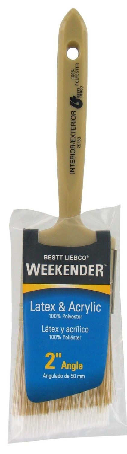 Bestt Liebco 502575300 Weekender Angle Sash Paint Brush, Latex, 2"