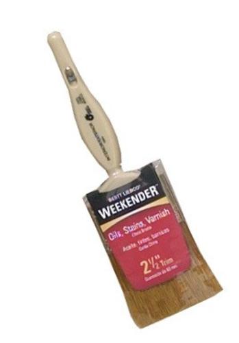Bestt Liebco 501605400 Weekender Brown China Bristle Trim Brush, 2.5"