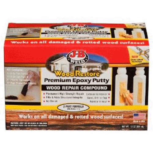 J-B Weld 40005 Premium Epoxy Putty, 12 Oz Kit