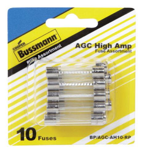 Cooper Bussman BP/AGC-AH10-RP AGC Glass Fuse Assortment Kit, 32 V
