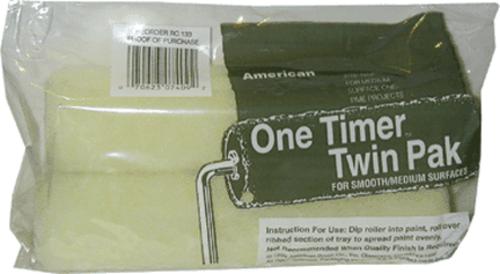 American Brush RC133H 9" Twin Pack Promo Roller Cover, 9"x7/16"