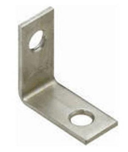 Stanley 348-862 Corner Brace With O Screws, Stainless Steel, 4" x 7/8"