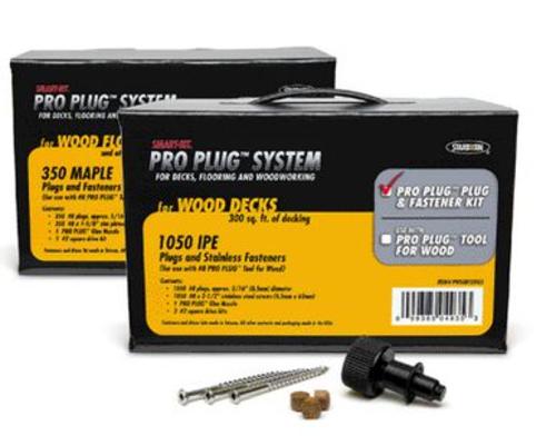 Starborn PWS08153035 Pro Plug System Wood Deck Kit, Meranti