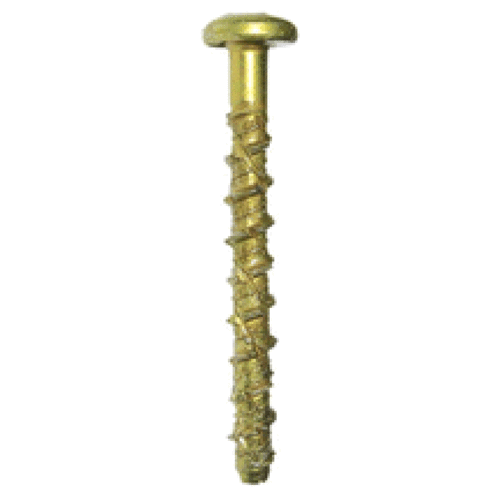GRK 57828 Concrete Pan Head Gold Screw, Caliburn Ph #1/4 X 1-3/4"
