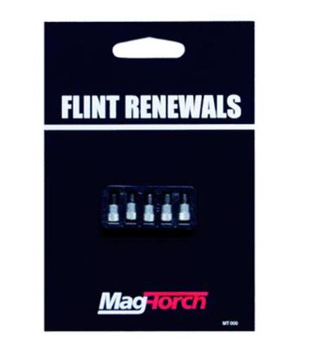 Mag-Torch MT100C Flint Renewals, 5 Piece