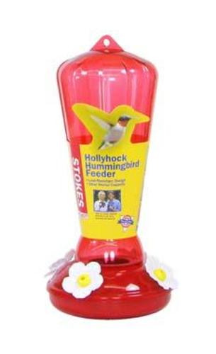 Stokes Select 38104 Hollyhock Hummingbird Feeder 27 Oz Red