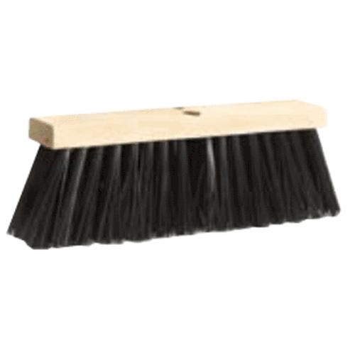 DQB 08504 Poly Push Street Broom Head Only, 16"