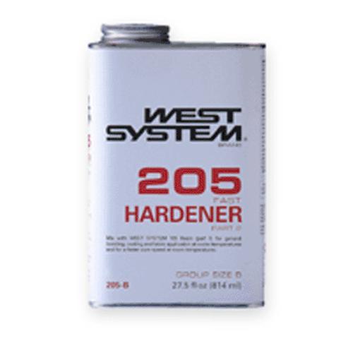 West System 205B Fast Hardener 0.86 Quart, Light Amber