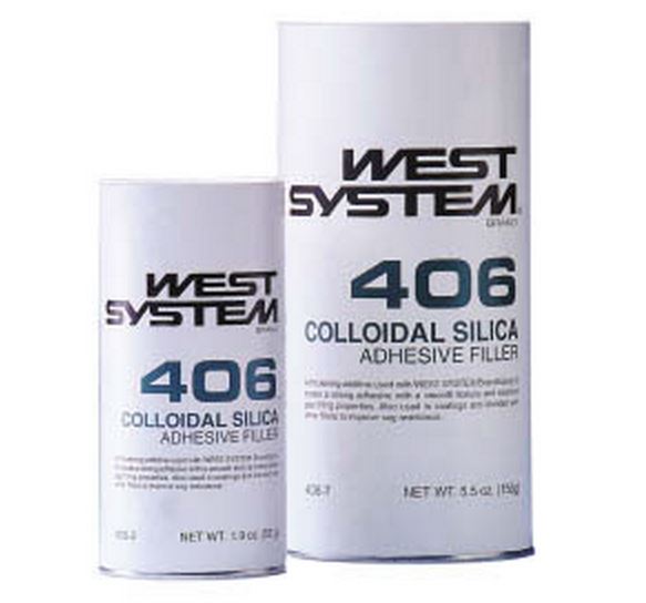West System 406-2 Colloidal Silica Adhesive Filler 1.7 Oz, Off White