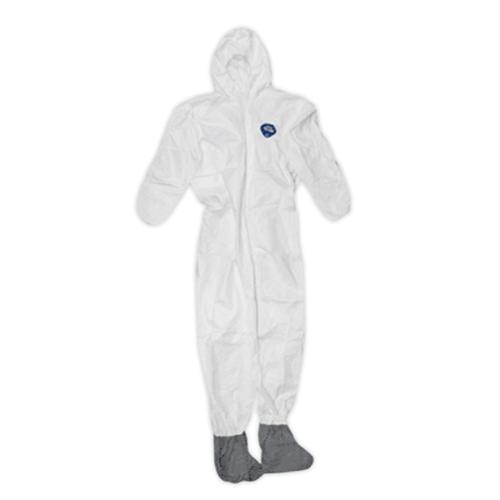 Trimaco 141222/12 Tyvek Coveralls With Hood & Boots, Large