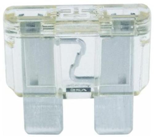 Cooper Bussmann BP/ATC-25-RP ATC Automotive Blade Fuse, 25 Amp, Clear