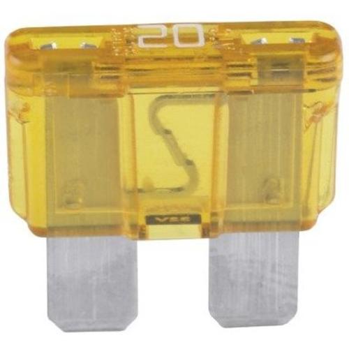 Cooper Bussmann BP/ATC-20-RP ATC Automotive Blade Fuse, 20 Amp, Yellow