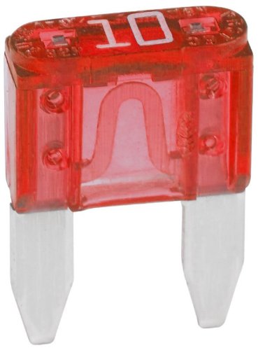 Cooper Bussmann BP/ATM-10-RP ATM Mini Automotive Fuse, 10 Amp, Red