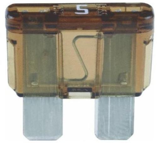 Cooper Bussmann BP/ATC-5-RP ATC Automotive Blade Fuse, 5 Amp, Tan