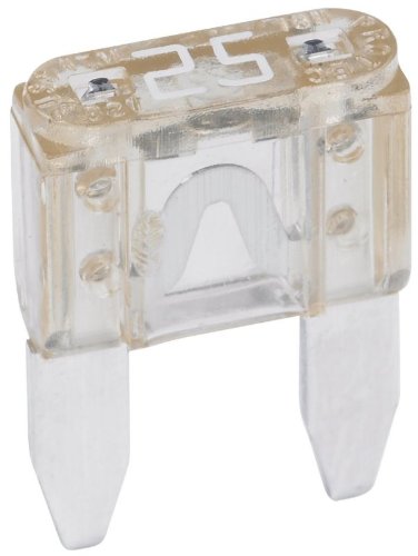 Cooper Bussmann BP/ATM-25-RP ATM Mini Automotive Fuse, 25 Amp, Clear