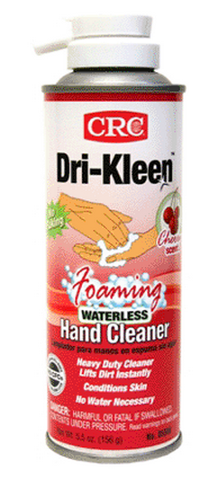 CRC 05506 Dri-Kleen Foaming Waterless Hand Cleaner, 5.5 Oz