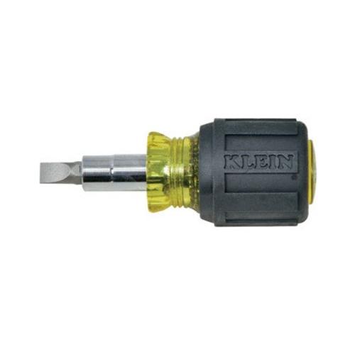 Klein Tools 32561 Stubby Multi-Bit Screwdriver/Nutdriver, 3/16"