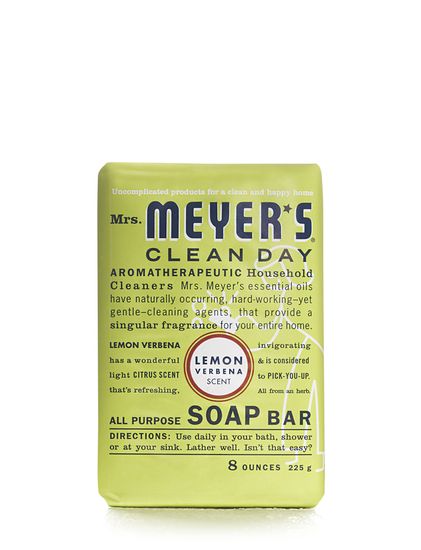 Mrs. Meyer's Clean Day 12107 All Purpose Soap Bar-8oz Lemon Verbena