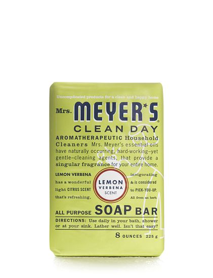 Mrs. Meyer's Clean Day 12107 All Purpose Soap Bar-8oz Lemon Verbena