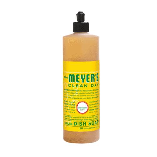 Mrs. Meyer's Clean Day 17423 Liquid Dish Soap -16oz ,Honeysuckle