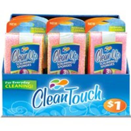 Clean Up 8820 Scrub Sponge, 3-Pack