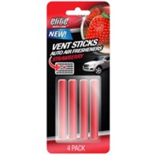 Elite 8915 Vent Stick Air Freshener, Strawberry