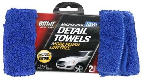 Elite 8902 Microfiber Detailing Towel, 14" X 12"