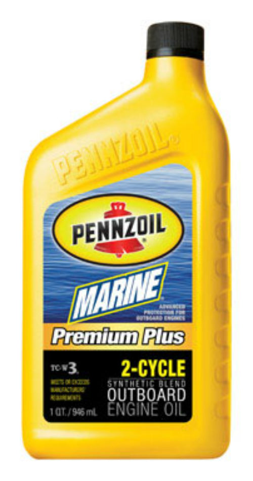 Pennzoil 3871 Premium Plus Outboard 2-Cycle Oil 1 Quarts
