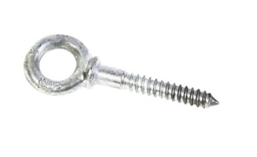Baron 28012 Eyebolt Lag Thread, 1/2" x 3-1/4", Galvanized