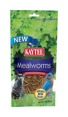 Kaytee 100505651 Mealworm Wild Bird Food, 3.5 Ounce