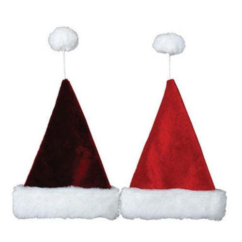 Santa's Best 0408010-0Aac Velvet Touch Santa Hat, 17"