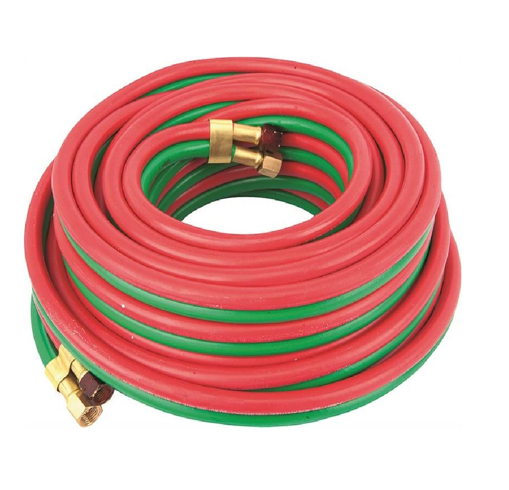 Forney 86145 Premium R Grade Oxygen Acetylene Twin Hose, 1/4" x 25'