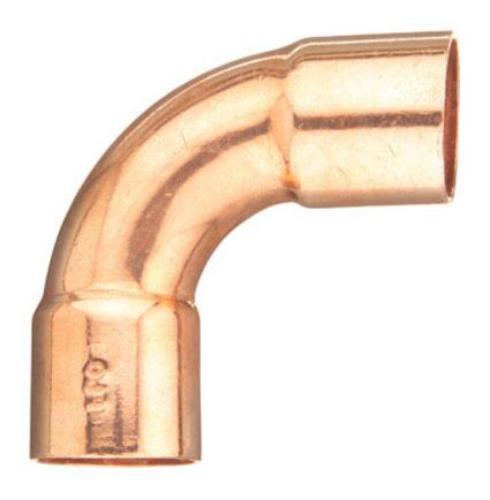 Elkhart 31676 Copper Elbow Long Turn, 90°, 1/2"