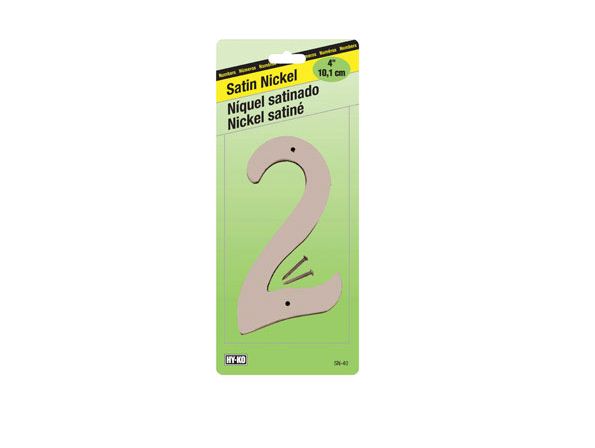 buy satin nickel, letters & numbers at cheap rate in bulk. wholesale & retail builders hardware items store. home décor ideas, maintenance, repair replacement parts