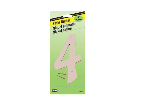 buy satin nickel, letters & numbers at cheap rate in bulk. wholesale & retail builders hardware items store. home décor ideas, maintenance, repair replacement parts