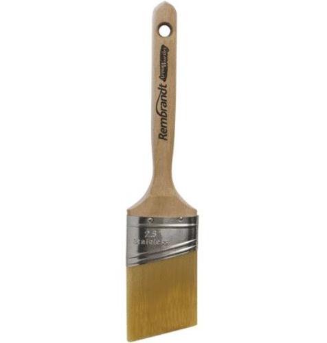 Arrworthy 6420-1-1/2 Rembrandt Angle Sash Semi-Oval Brush, Polyester, 1-1/2"