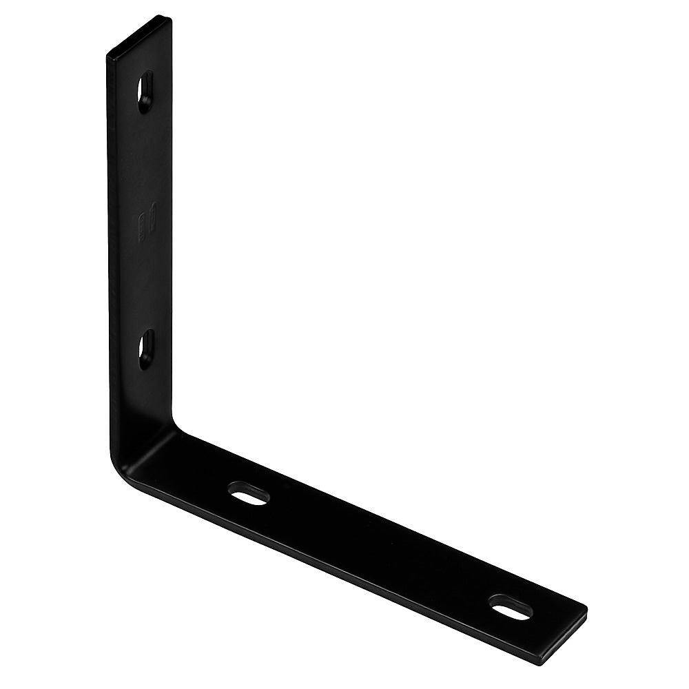 Stanley 351467 Black Corner Brace, 6.25" x 1.5" x 1/4"