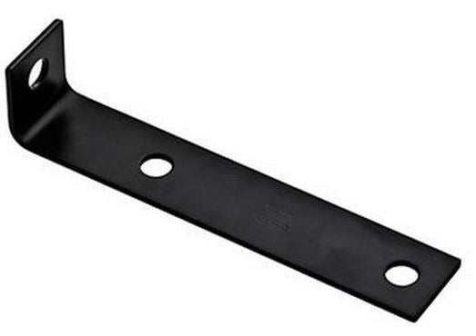 Stanley 351478 Black Corner Braces, 1.6" x 1.5" x 1/8"