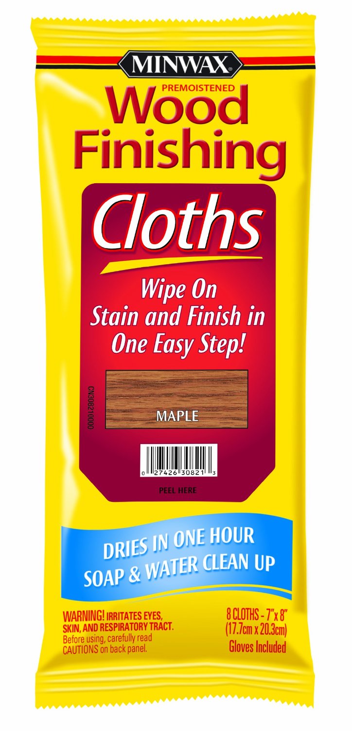Minwax 30821 Wood Finishing Cloths, Maple