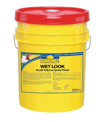 Simoniz CS0740005 Wet Look Floor Finish, 5 Gallon