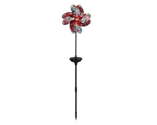 Yards & Beyond LPP006-S2-FT18 Solar Color Changing Pinwheels