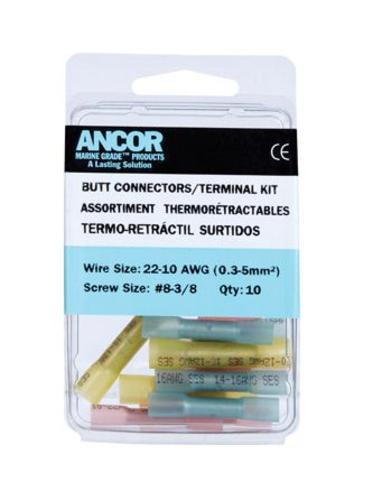 Ancor 300000 Marine Grade Adhesive Lined Heat Shrink Butt Connector Kit