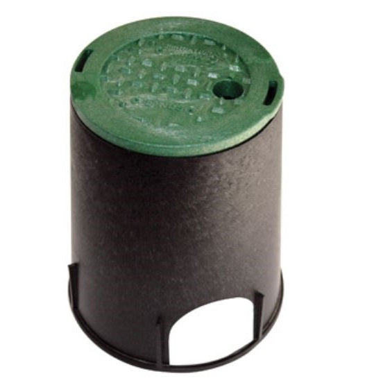 NDS 107BC* Round Valve Box With Lid, Black Brass, 6"