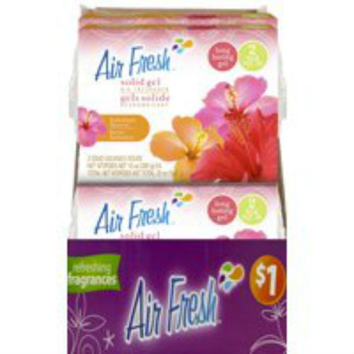 Air Fresh 9575 Solid Gel Air Freshener, Tropical Breeze